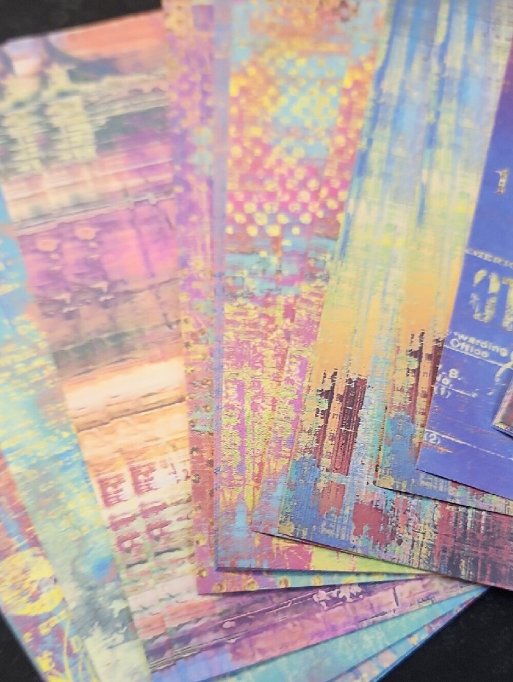 Motley Scrapbooking Paper  Multi-Color Pack 6x6 / 24 Sheets - Picture 4 of 10